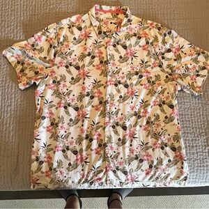 Mens XXXL Tommy Bahama casual button down shirt silk